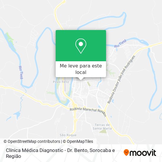 Clínica Médica Diagnostic - Dr. Bento mapa