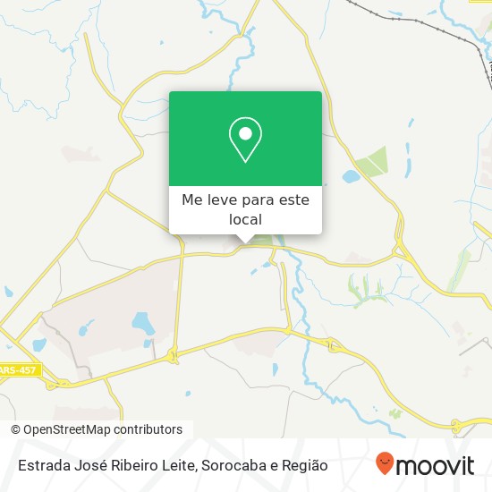 Estrada José Ribeiro Leite mapa