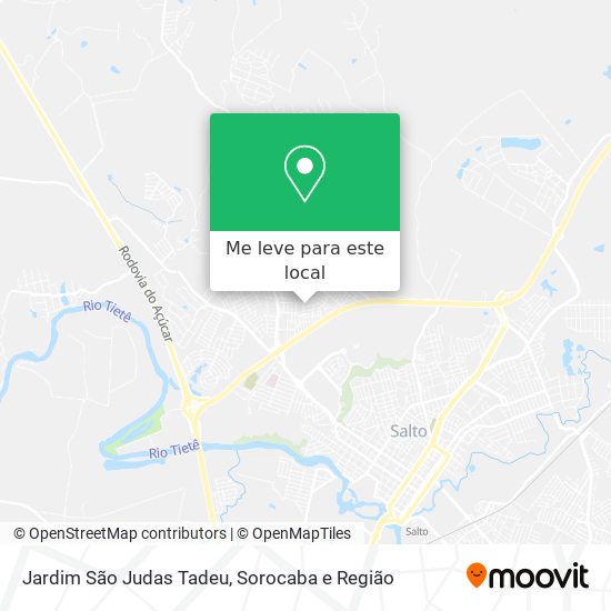 Jardim São Judas Tadeu mapa