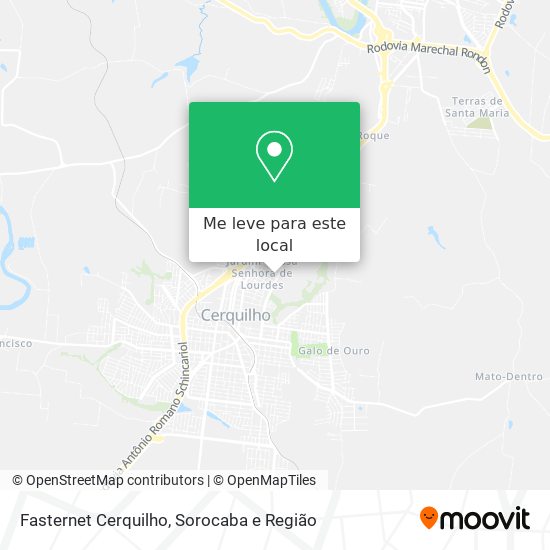 Fasternet Cerquilho mapa