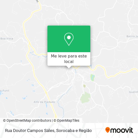 Rua Doutor Campos Sáles mapa