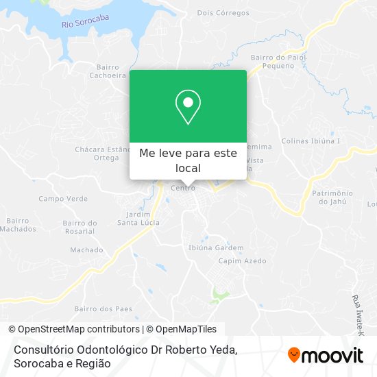 Consultório Odontológico Dr Roberto Yeda mapa