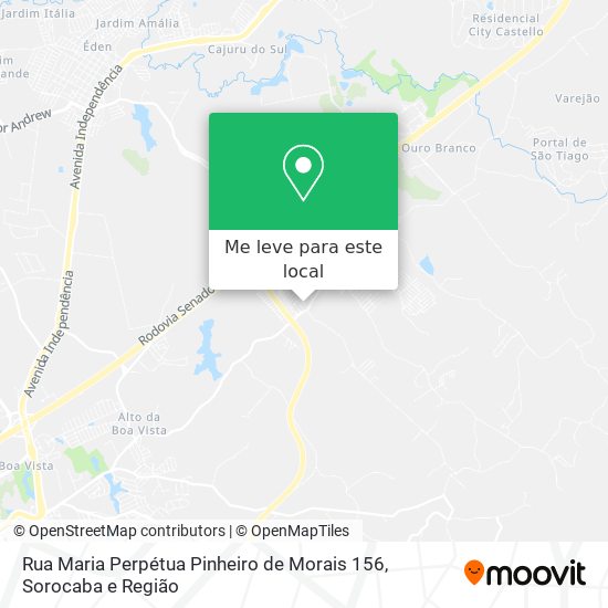 Rua Maria Perpétua Pinheiro de Morais 156 mapa