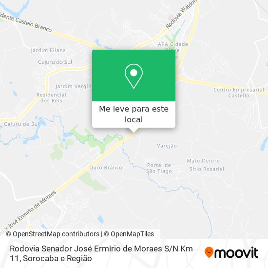 Rodovia Senador José Ermírio de Moraes S / N Km 11 mapa