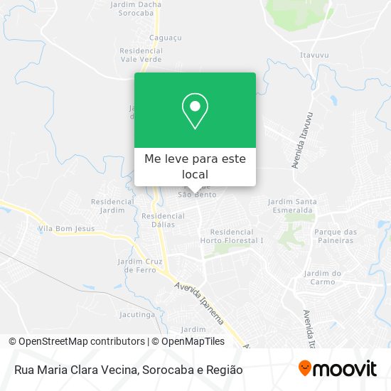 Rua Maria Clara Vecina mapa