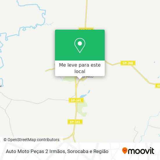 Auto Moto Peças 2 Irmãos mapa