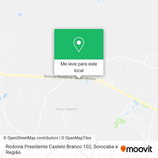 Rodovia Presidente Castelo Branco 102 mapa