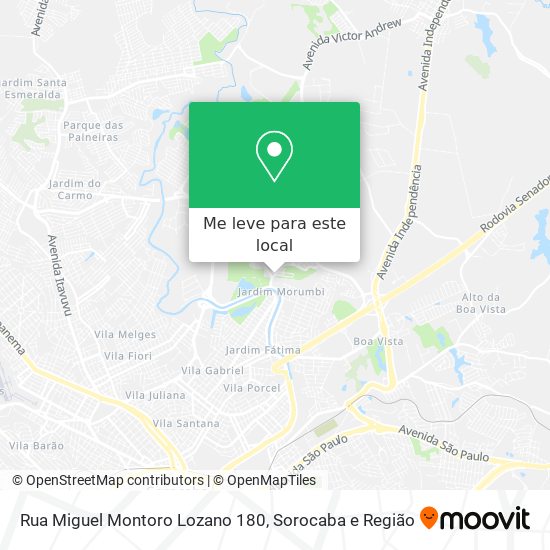 Rua Miguel Montoro Lozano 180 mapa