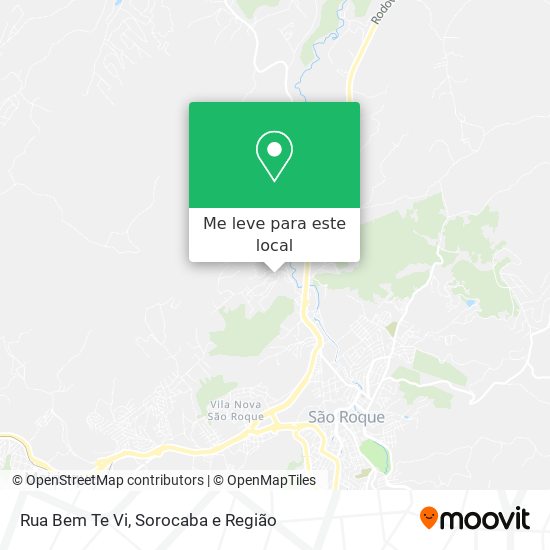 Rua Bem Te Vi mapa