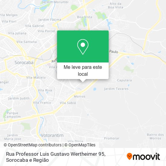 Rua Professor Luis Gustavo Wertheimer 95 mapa