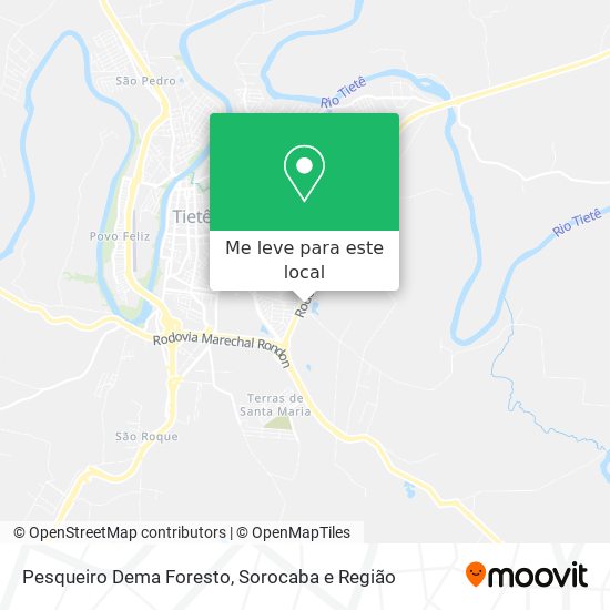 Pesqueiro Dema Foresto mapa