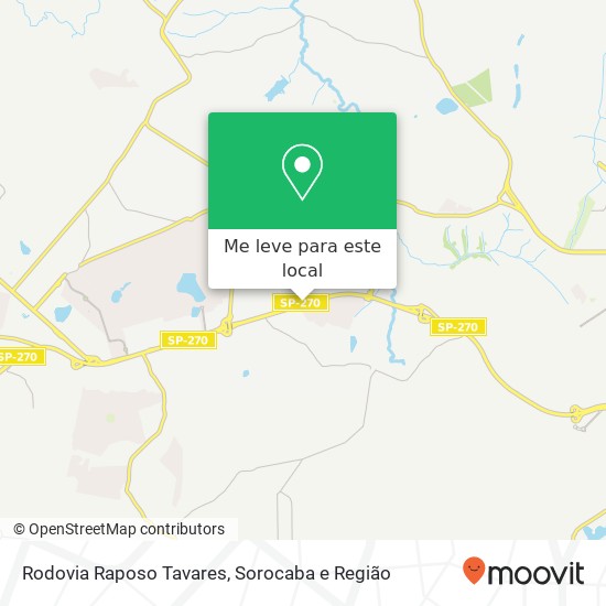 Rodovia Raposo Tavares mapa