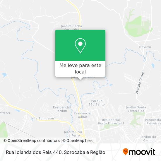 Rua Iolanda dos Reis 440 mapa