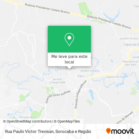 Rua Paulo Victor Trevisan mapa