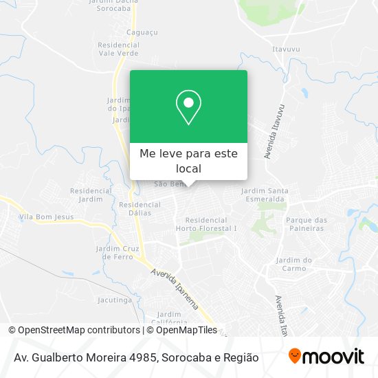 Av. Gualberto Moreira 4985 mapa