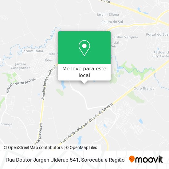 Rua Doutor Jurgen Ulderup 541 mapa