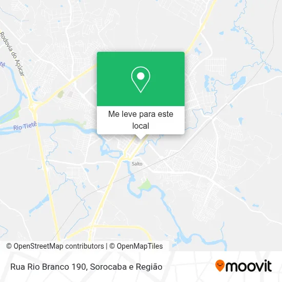Rua Rio Branco 190 mapa