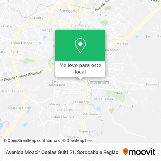 Avenida Moacir Oséias Guiti 51 mapa