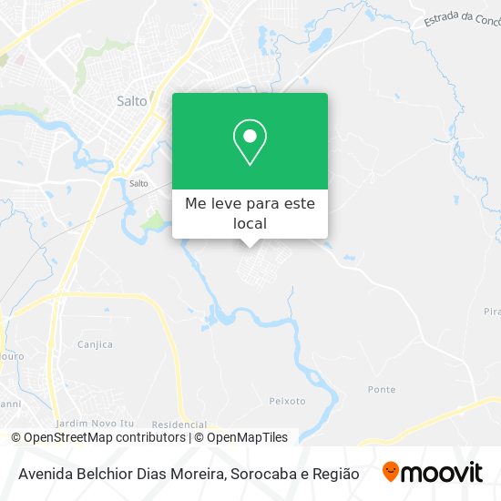 Avenida Belchior Dias Moreira mapa