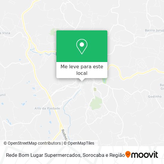 Rede Bom Lugar Supermercados mapa