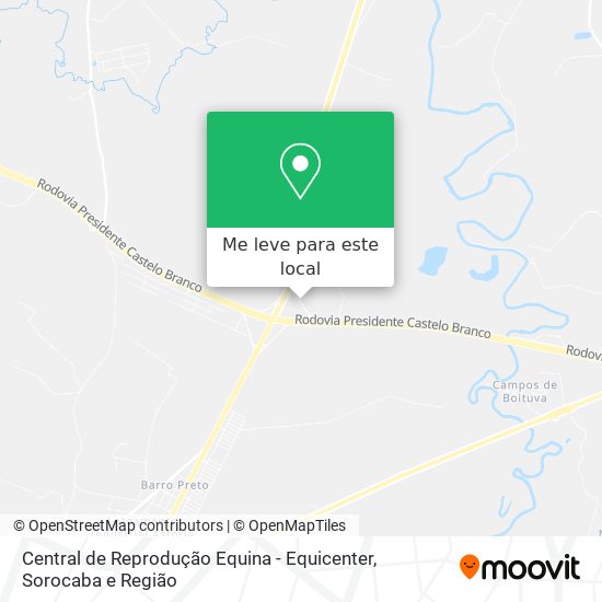 Central de Reprodução Equina - Equicenter mapa