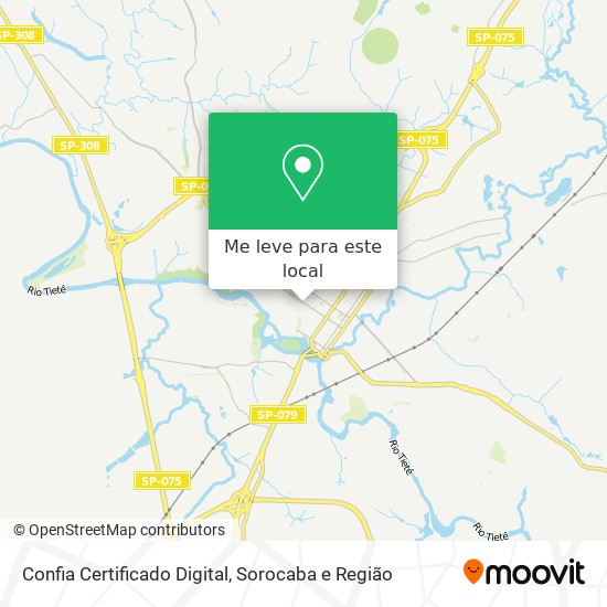Confia Certificado Digital mapa