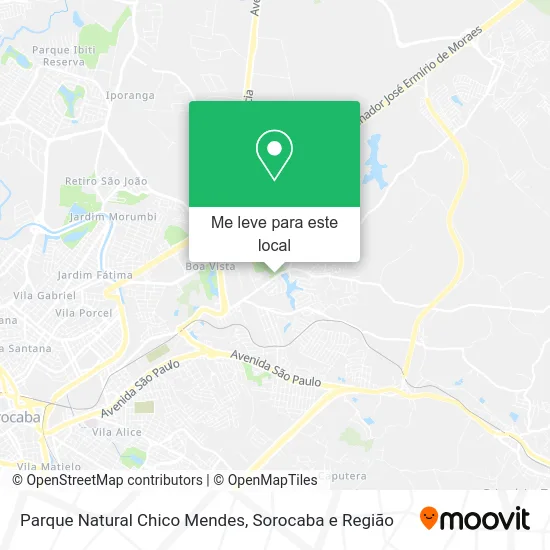 Parque Natural Chico Mendes mapa