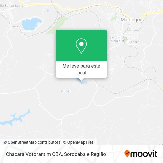 Chacara Votorantim CBA mapa