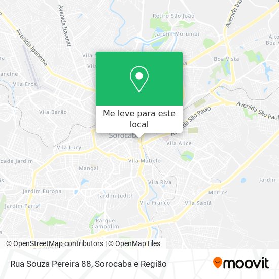 Rua Souza Pereira 88 mapa