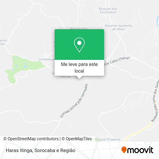 Haras Itinga mapa