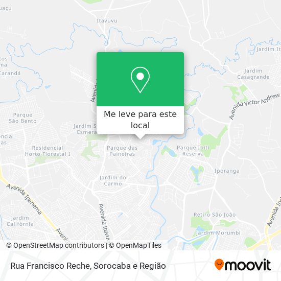 Rua Francisco Reche mapa