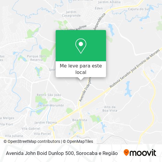 Avenida John Boid Dunlop 500 mapa