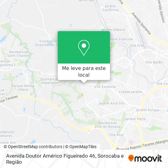 Avenida Doutor Américo Figueiredo 46 mapa