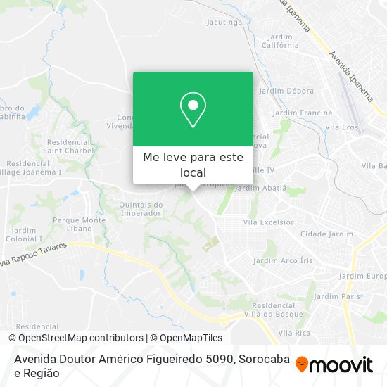Avenida Doutor Américo Figueiredo 5090 mapa