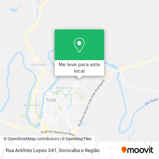 Rua Antônio Lopes 341 mapa