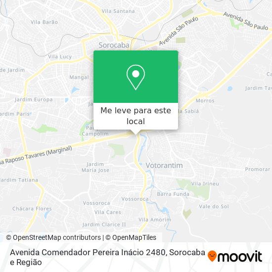 Avenida Comendador Pereira Inácio 2480 mapa