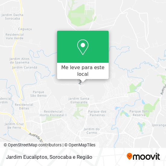 Jardim Eucaliptos mapa