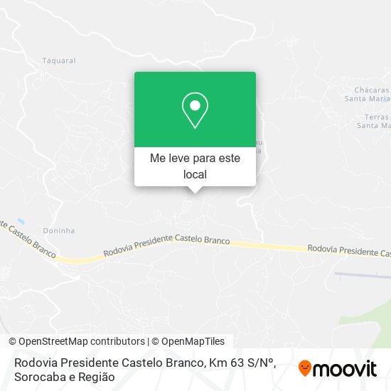 Rodovia Presidente Castelo Branco, Km 63 S / Nº mapa