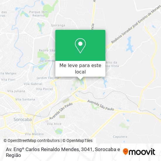 Av. Engº Carlos Reinaldo Mendes, 3041 mapa