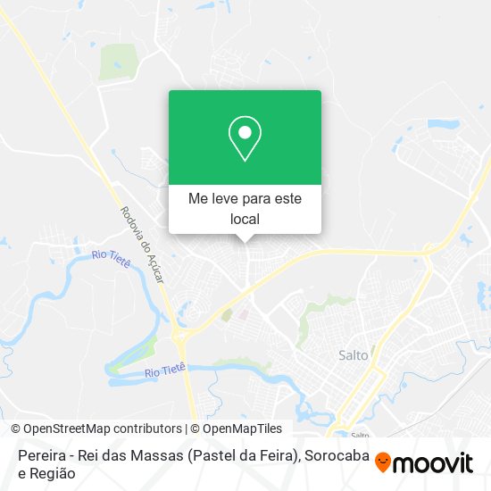 Pereira - Rei das Massas (Pastel da Feira) mapa