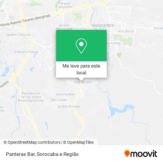 Panteras Bar mapa