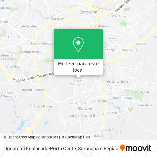 Iguatemi Esplanada-Porta Oeste mapa