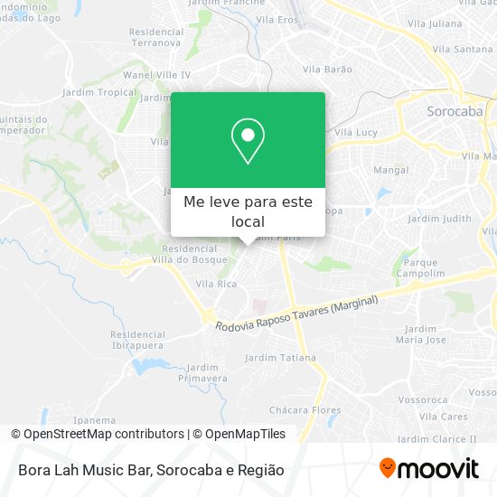 Bora Lah Music Bar mapa