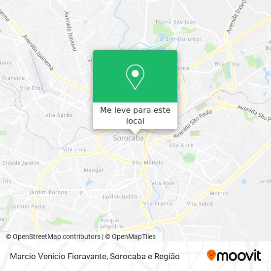 Marcio Venicio Fioravante mapa