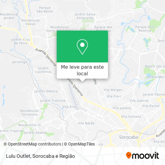 Lulu Outlet mapa