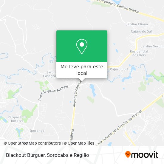Blackout Burguer mapa