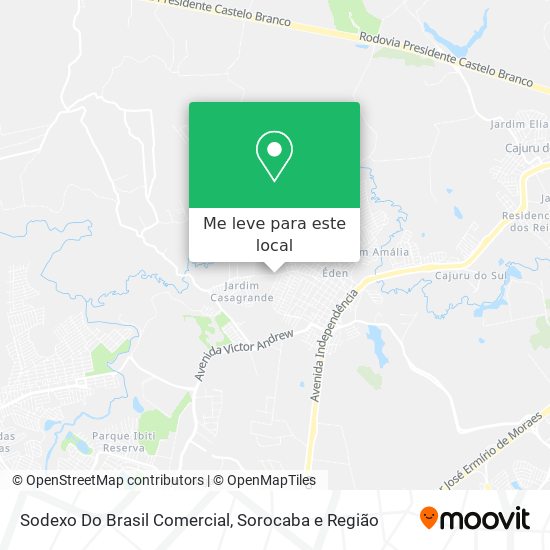 Sodexo Do Brasil Comercial mapa