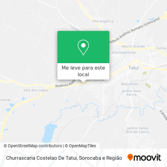 Churrascaria Costelao De Tatui mapa