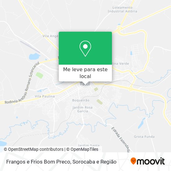 Frangos e Frios Bom Preco mapa
