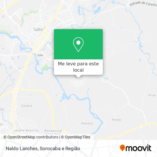 Naldo Lanches mapa